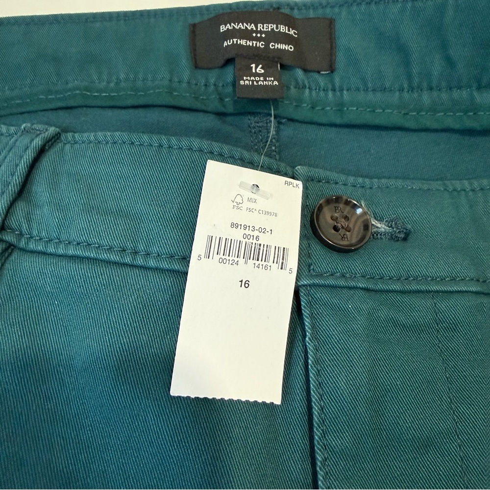 Banana Republic Chino Utility Shorts Size 16 - Picture 3 of 8